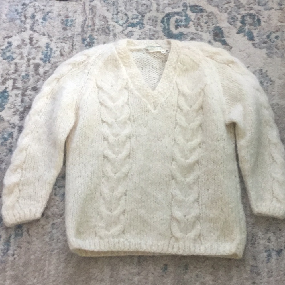 Vintage Mohair/Wool Sweater Handcrafted in Italy